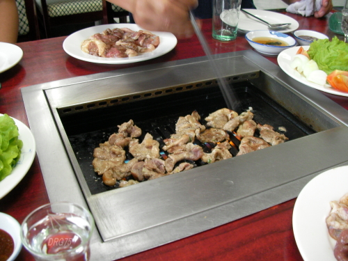 北朝鮮アヒル焼肉オリコギ