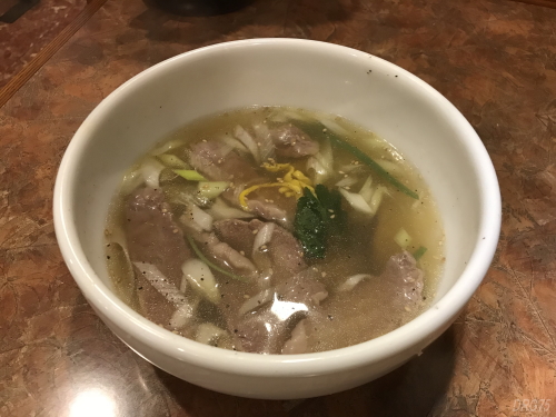 川崎焼肉大将軍の肉スープ