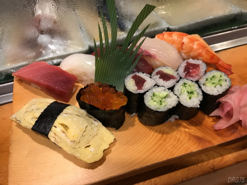横浜の貴舟寿司の上握り