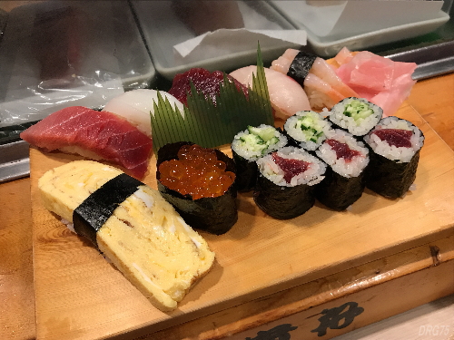 横浜の貴船寿司の上握り