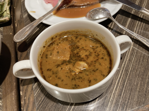 横浜ベイシェラトンのコンパスの特製スープカレー