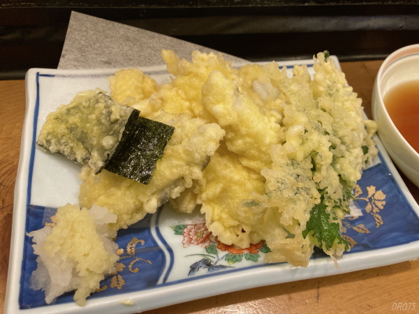 六ッ川の寿司ひだまり穴子の天ぷら