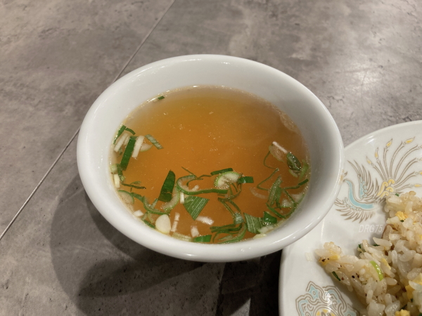 鳳林園の炒飯スープ