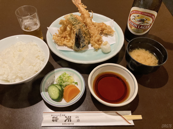 関内の天吉の天ぷら定食