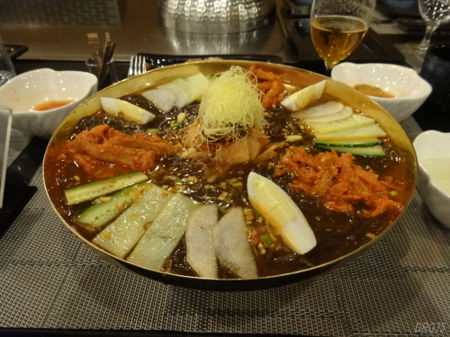 北朝鮮平壌ヘダンファ館の冷麺