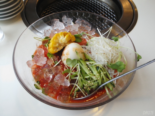 東京都蒲田の焼肉弘城の夏冷麺