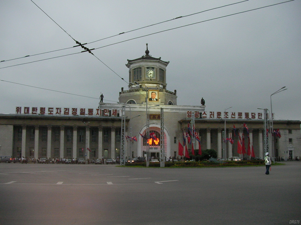 北朝鮮の平壌駅